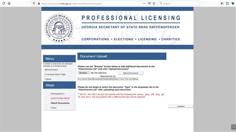 ga secretary of state licensing renewal